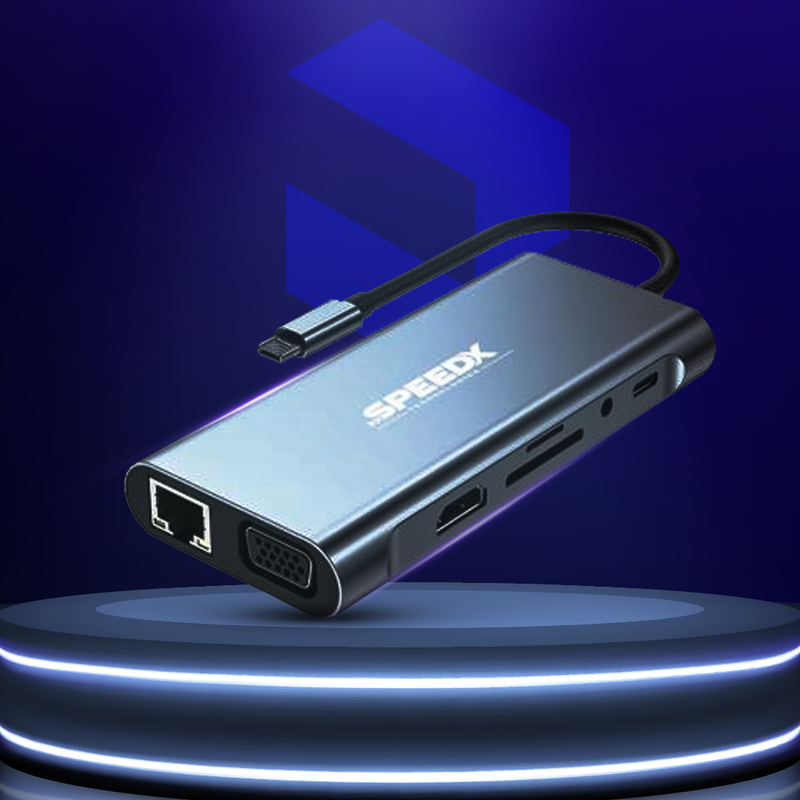 11 In 1 Multi-port Type C 4k Hdmi - Flip.Pk