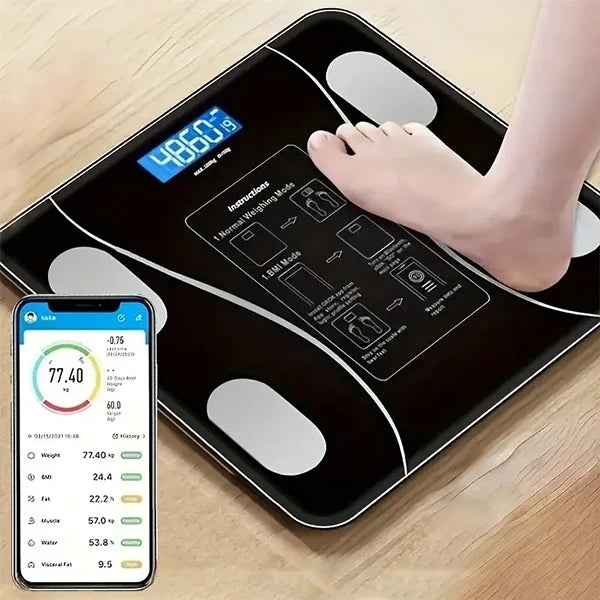 Smart Digital Body Weight Scale - Precision Electronic Fitness Tracker