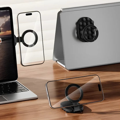 3-in-1 Foldable Magnetic Suction Phone Mount