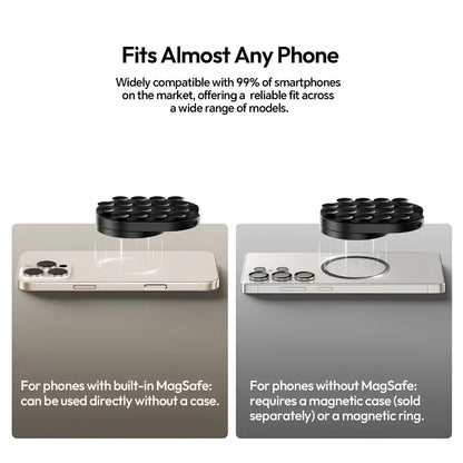 3-in-1 Foldable Magnetic Suction Phone Mount