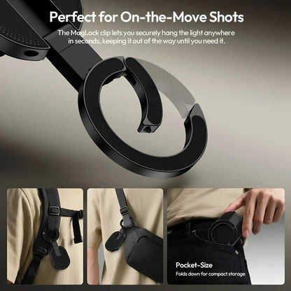 3-in-1 Foldable Magnetic Suction Phone Mount