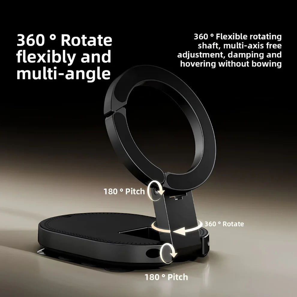 3-in-1 Foldable Magnetic Suction Phone Mount