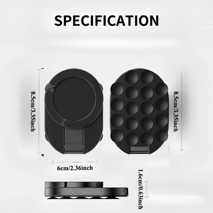 3-in-1 Foldable Magnetic Suction Phone Mount