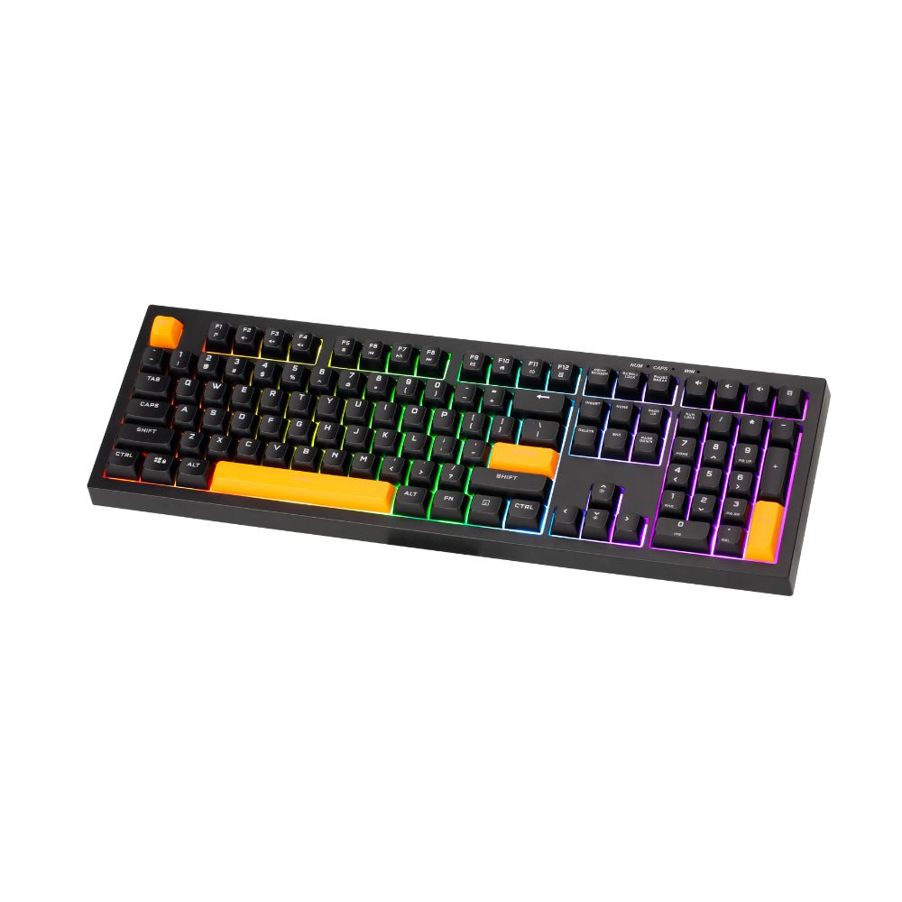 Xtrike USB-C Me Kb-512 Bk 108 Key Wired Membrane Keyboard Black