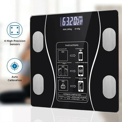 Smart Digital Body Weight Scale - Precision Electronic Fitness Tracker