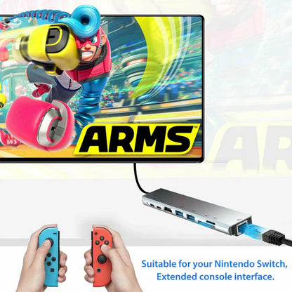 USB Type C Hub 8 in 1 - Flip.Pk