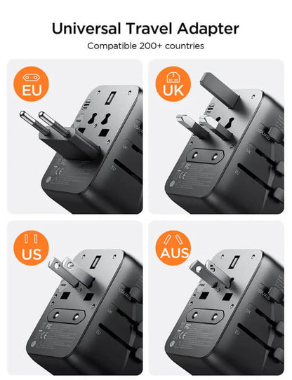 Port Universal Travel Adapter - Flip.Pk