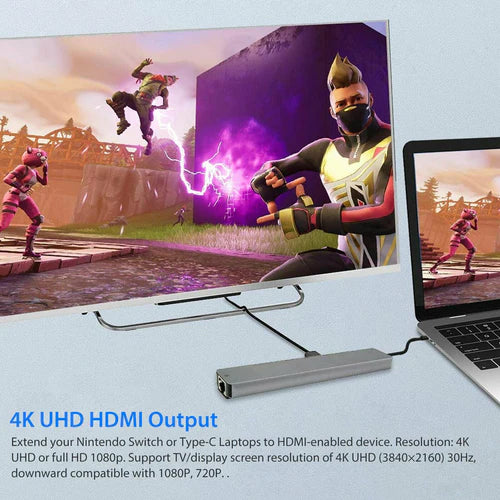 USB Type C Hub 8 in 1 - Flip.Pk