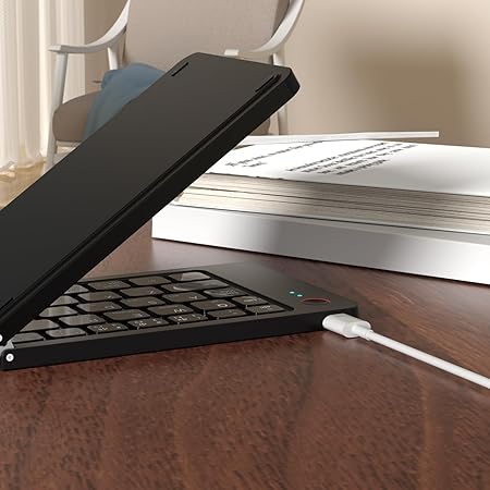 Foldable & Rechargeable  Bluetooth Keyboard - Flip.Pk
