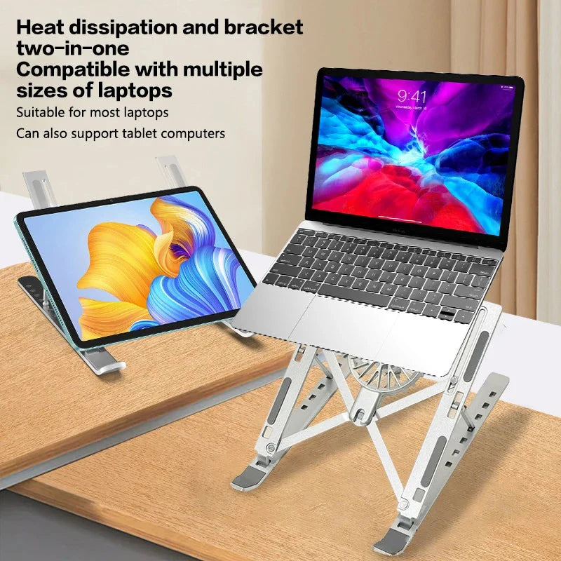 Laptop Stand with Fan - Flip.Pk