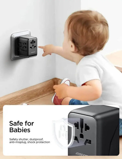 Port Universal Travel Adapter - Flip.Pk