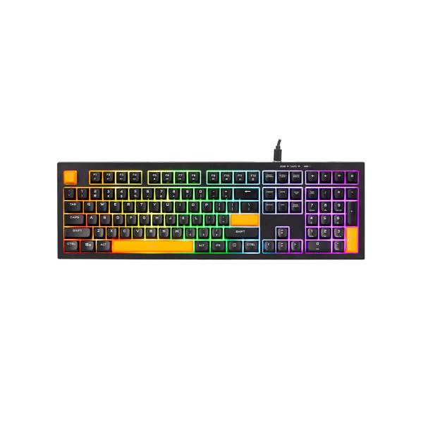 Xtrike USB-C Me Kb-512 Bk 108 Key Wired Membrane Keyboard Black