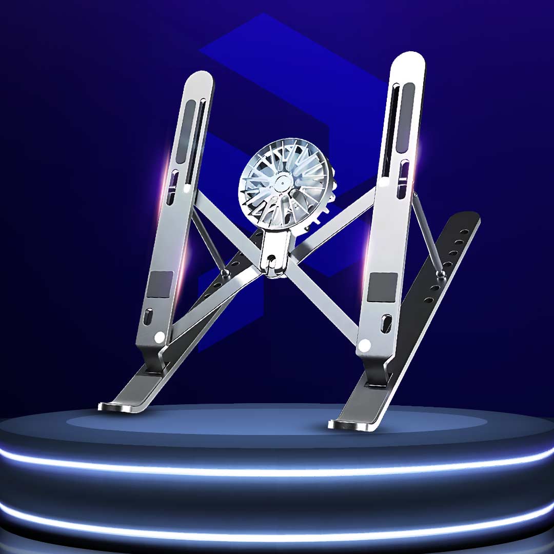 Laptop Stand with Fan - Flip.Pk