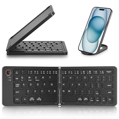 Foldable & Rechargeable  Bluetooth Keyboard - Flip.Pk