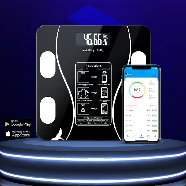 Smart Digital Body Weight Scale - Precision Electronic Fitness Tracker