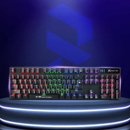 Xtrike Me GK-980 Wired Mechanical Gaming Keyboard with RGB Backlight - Flip.Pk
