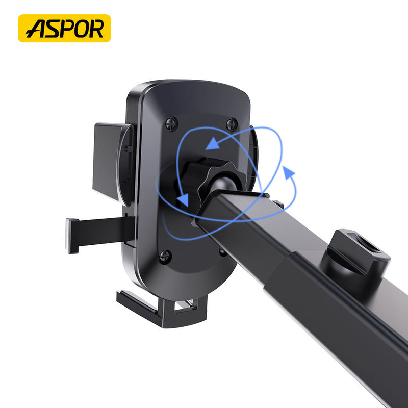 Aspor A570 360° Rotatable Car Mobile Phone Holder