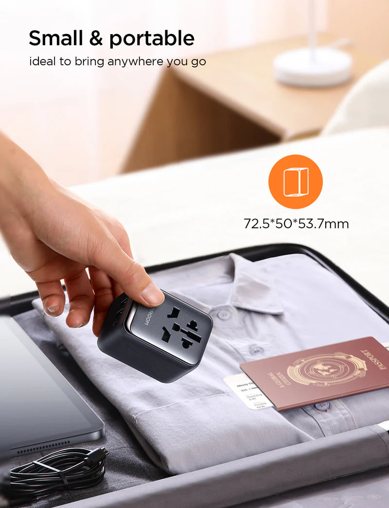 Port Universal Travel Adapter - Flip.Pk