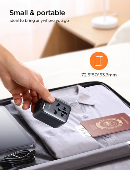 Port Universal Travel Adapter - Flip.Pk
