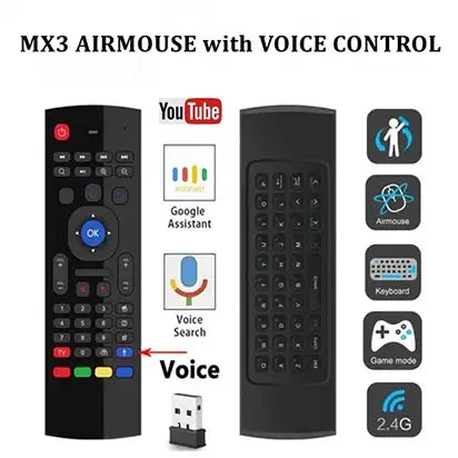 MX3 Air Mouse Voice Remote Control
