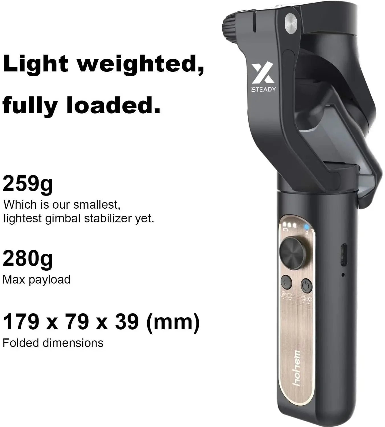 Hohem iSteady XE 3 AXIS Handheld Gimbal Stabilizer for Smartphones - Flip.Pk