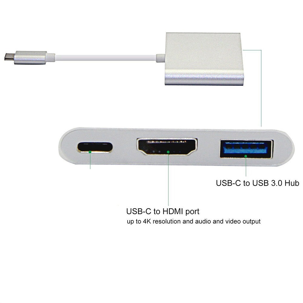 Type C 3.1 to OTG+HDMI+USB 3.0 - Flip.Pk