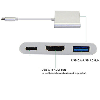 Type C 3.1 to OTG+HDMI+USB 3.0 - Flip.Pk