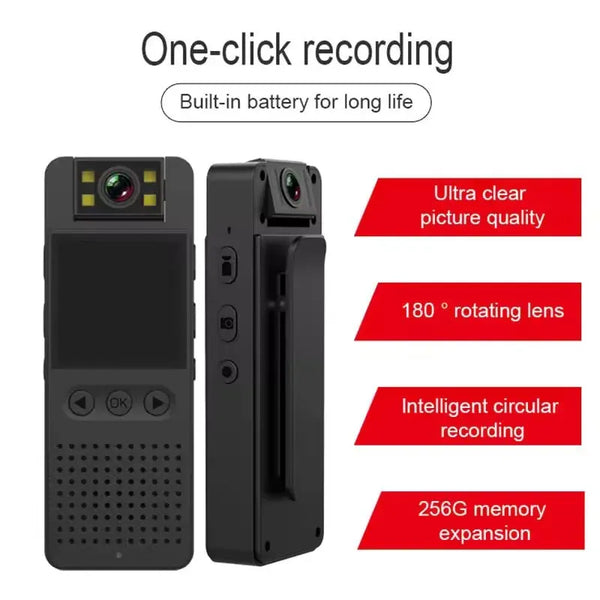 L12 Mini Body Camera - Flip.Pk