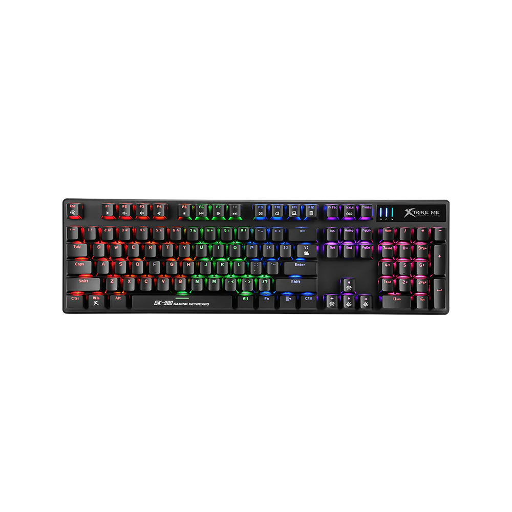 Xtrike Me GK-980 Wired Mechanical Gaming Keyboard with RGB Backlight - Flip.Pk