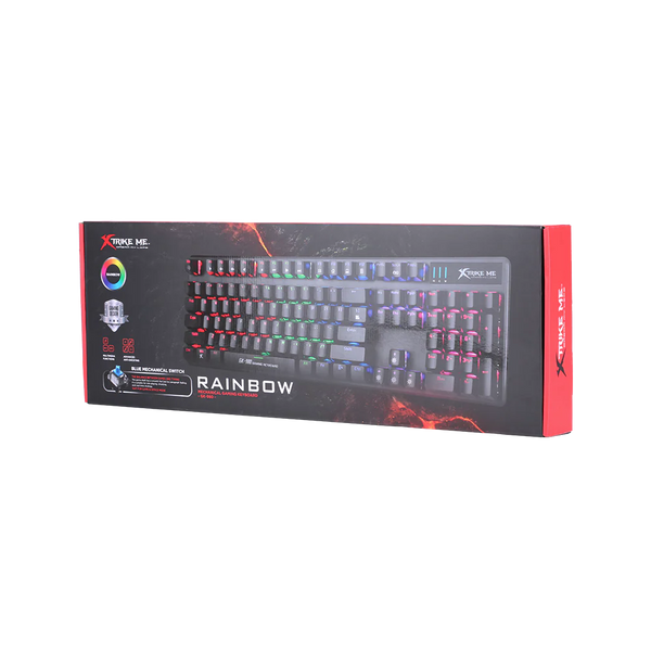 Xtrike Me GK-980 Wired Mechanical Gaming Keyboard with RGB Backlight - Flip.Pk
