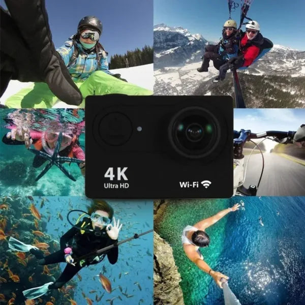 Action Sports Camera Wifi 4k - Flip.Pk