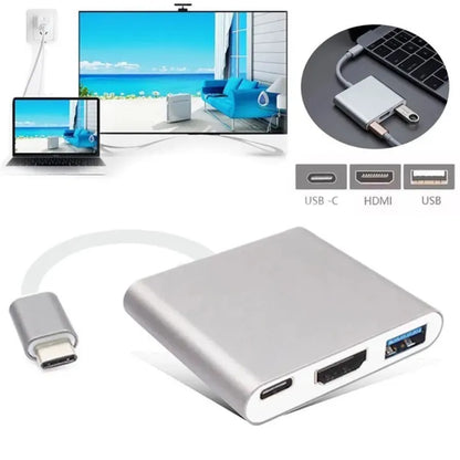Type C 3.1 to OTG+HDMI+USB 3.0 - Flip.Pk